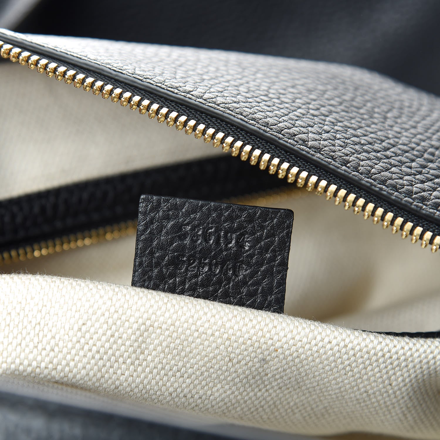 Gucci Pebbled Calfskin Large Soho Hobo Black 7 of 10