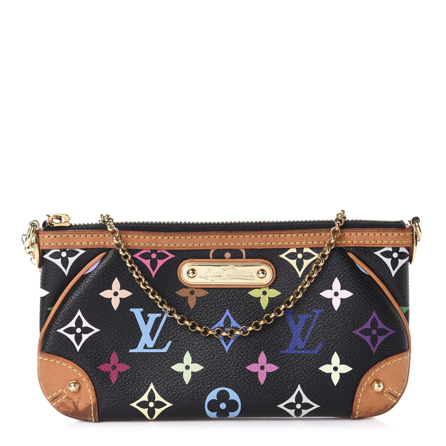 Monogram Multicolor Pochette Milla MM Black