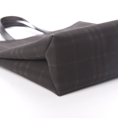 Burberry Smoked House Check Tote Chocolate 7 of 10