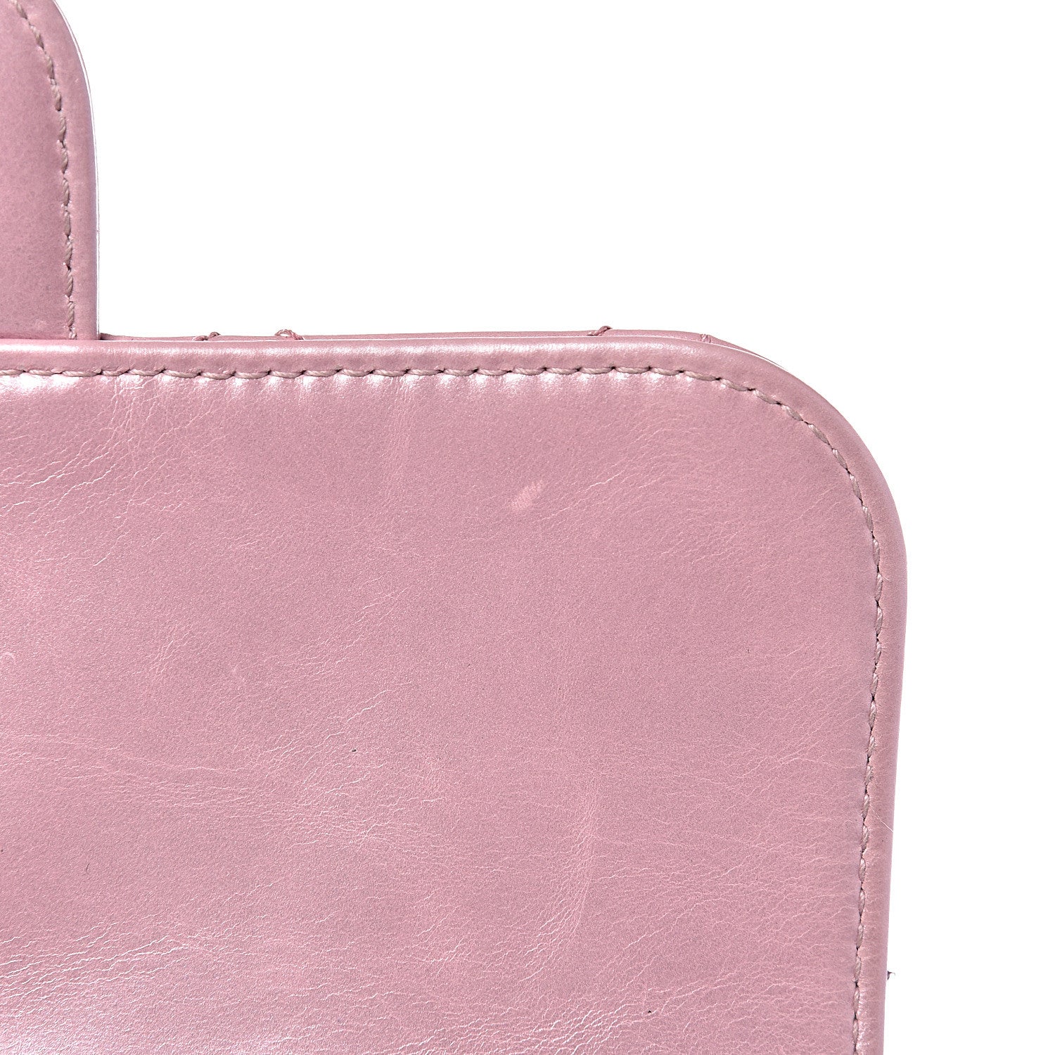 Chanel Glazed Calfskin Quilted Mini Coco Pleats Flap Pink 8 of 10