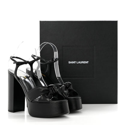 Saint Laurent Vendome Bianca 85 Platform Sandals 40 Black 9 of 9