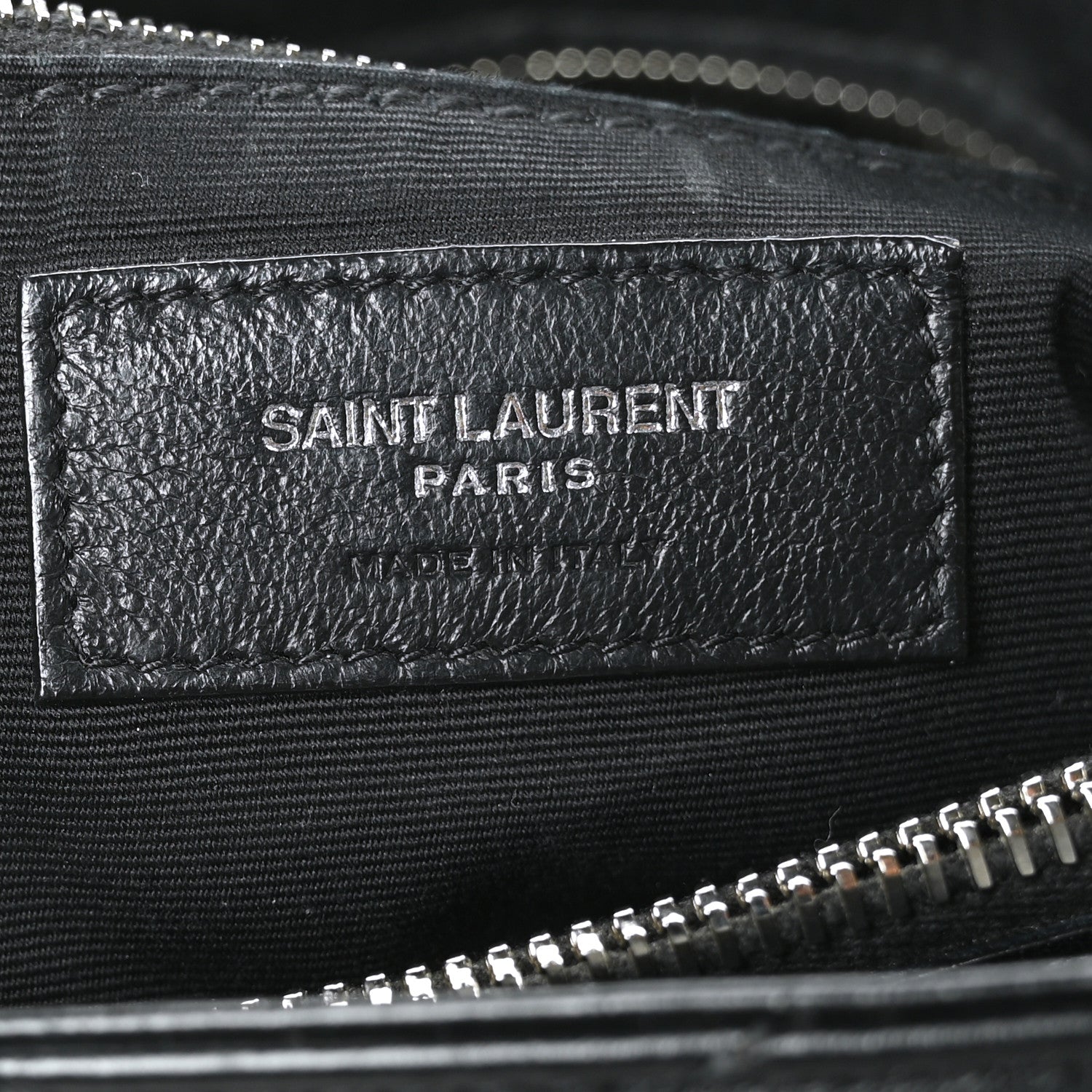 Saint Laurent Calfskin Y Quilted Monogram Medium Loulou Chain Satchel Black 7 of 10