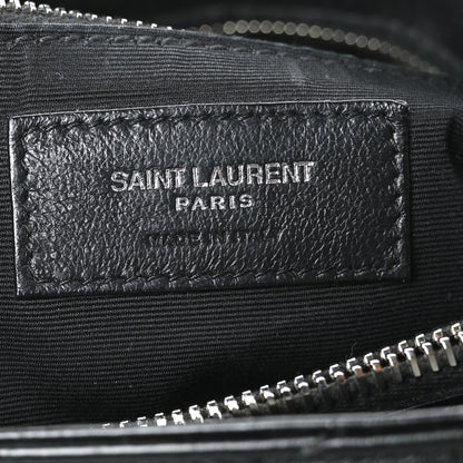 Saint Laurent Calfskin Y Quilted Monogram Medium Loulou Chain Satchel Black 7 of 10