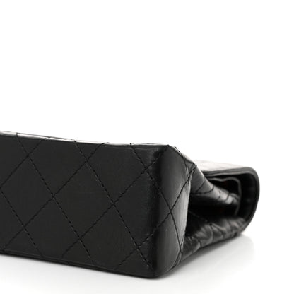 Chanel Lambskin Quilted Medium Double Flap Black 10 of 10