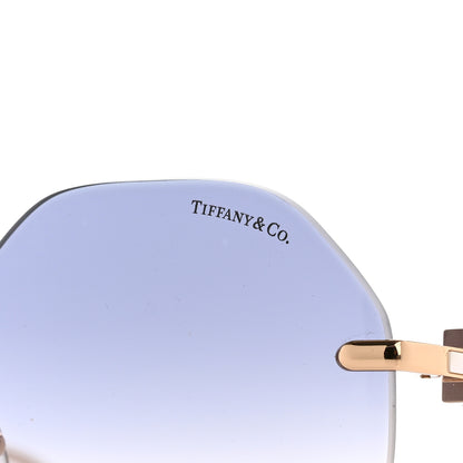 Tiffany Metal Round Sunglasses TF 3077 Rose Gold 7 of 8