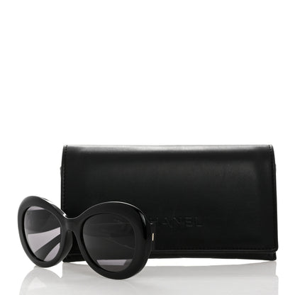 Chanel Acetate Polarized Oval CC Sunglasses 5469-B-A 8 of 8