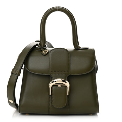 Delvaux Box Calfskin Mini Brillant Satchel Olive 1 of 13