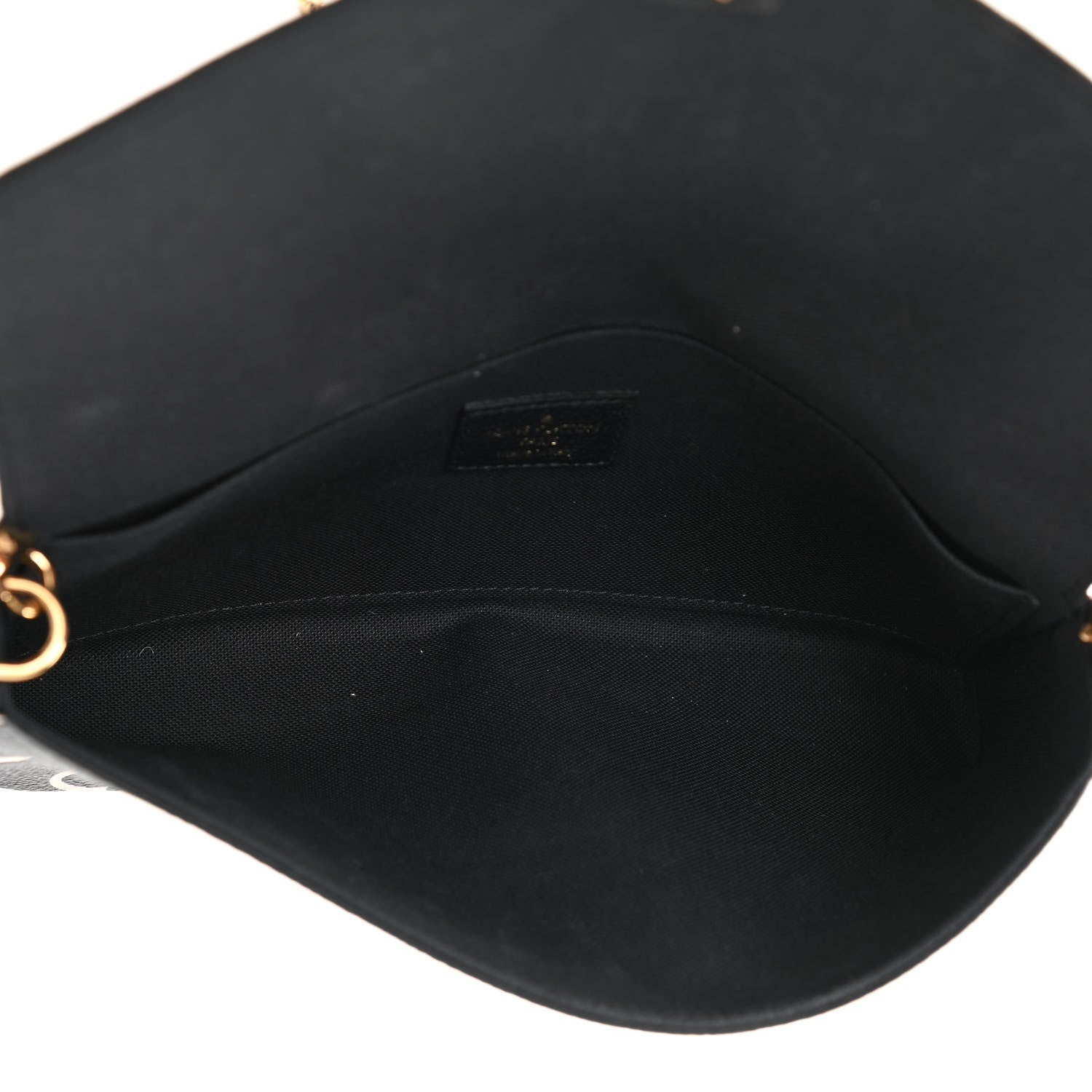 Louis Vuitton Empreinte Monogram Giant Crafty Pochette Felicie Black Crème 6 of 11