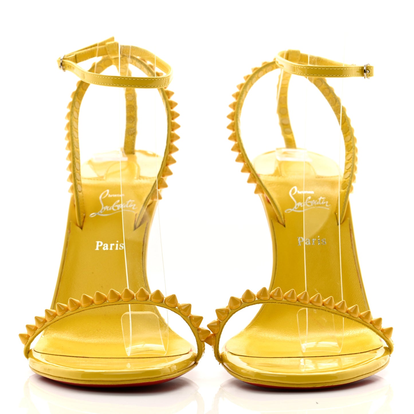 Patent Calfskin So Me 100 Sandals 36.5 Yellow