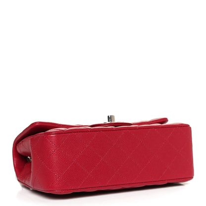 Chanel Caviar Quilted Mini Rectangular Flap Red 4 of 10