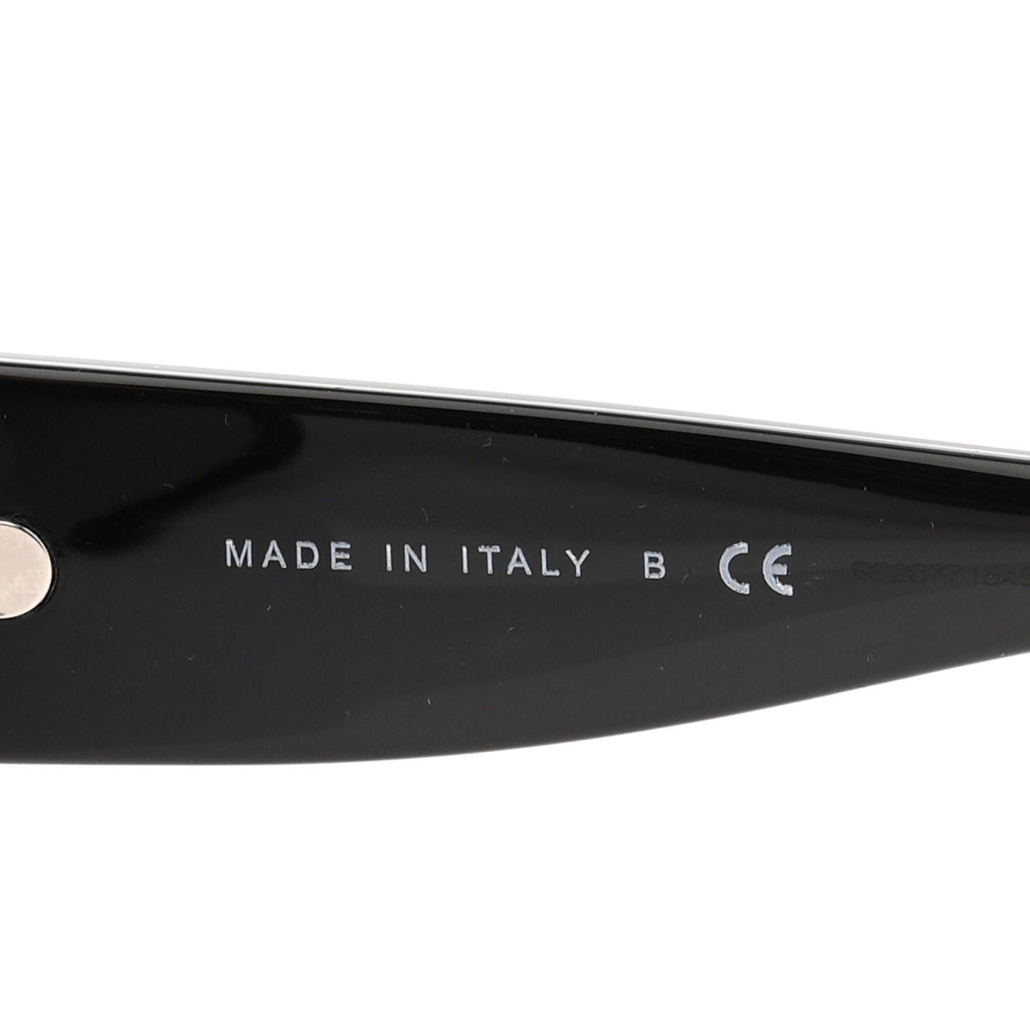 Acetate Shield Sunglasses 5449-A Black