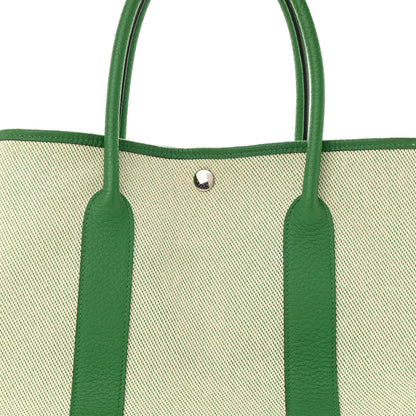 Hermes Toile Negonda Garden Party Tote 36 MM Bamboo 7 of 16