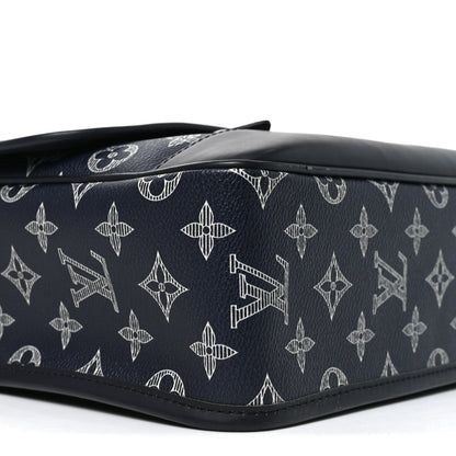Louis Vuitton Savane Monogram Zebra Chapman Messenger GM Encre 8 of 9
