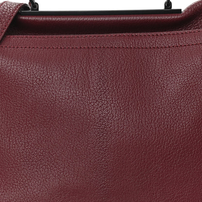 3.1 Phillip Lim Grained Calfskin Small Ryder Satchel Burgundy 8 of 10