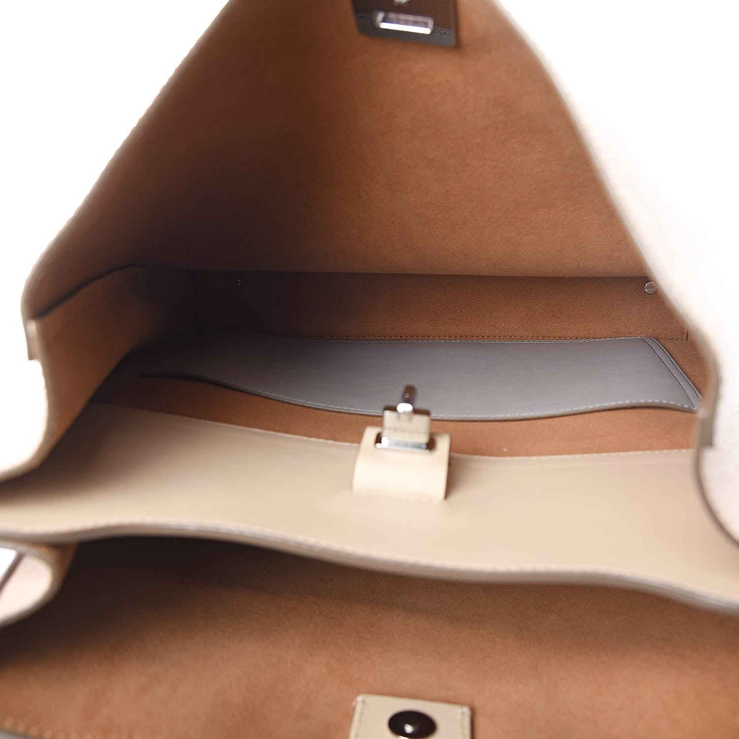 MCM Grained Calfskin Large Milla Hobo Natural 5 of 11