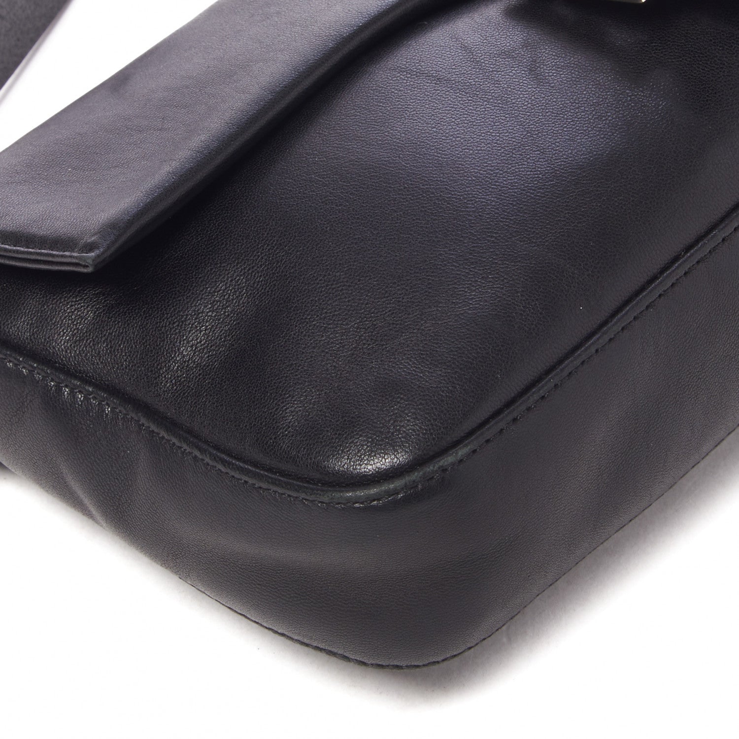 Fendi Lambskin Baguette Black 6 of 9