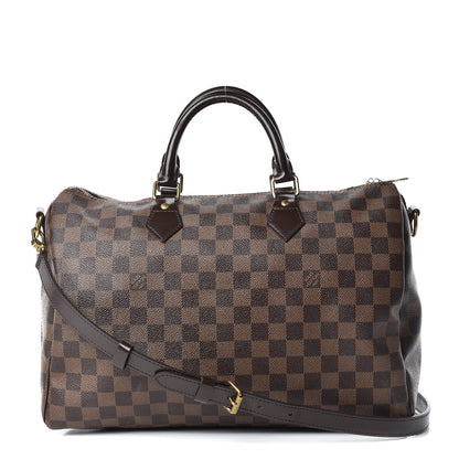Louis Vuitton Damier Ebene Speedy Bandouliere 35 1 of 22