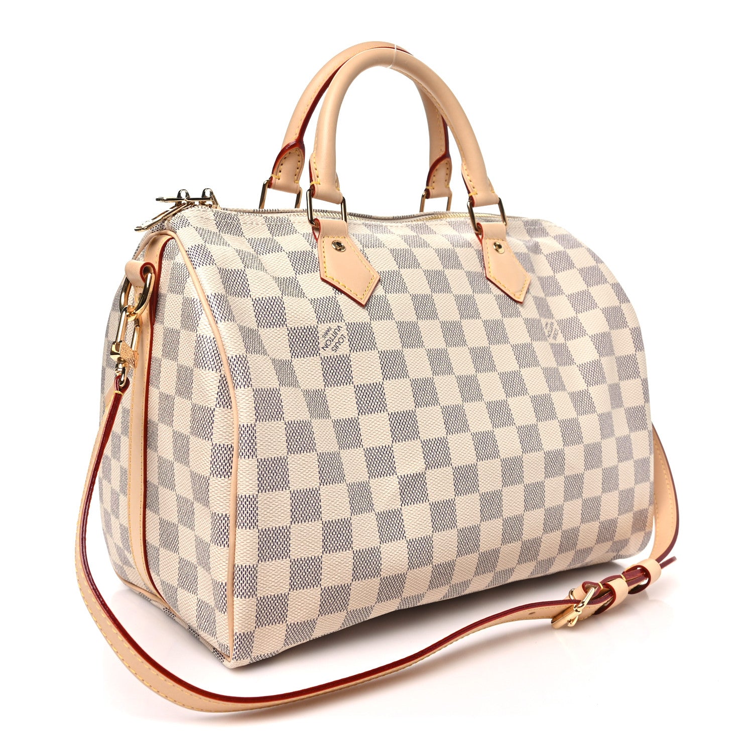 Louis Vuitton Damier Azur Speedy Bandouliere 30 2 of 9