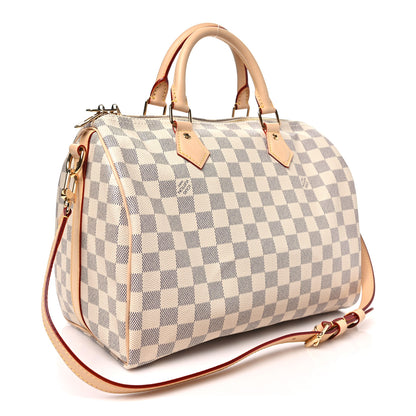 Louis Vuitton Damier Azur Speedy Bandouliere 30 2 of 9
