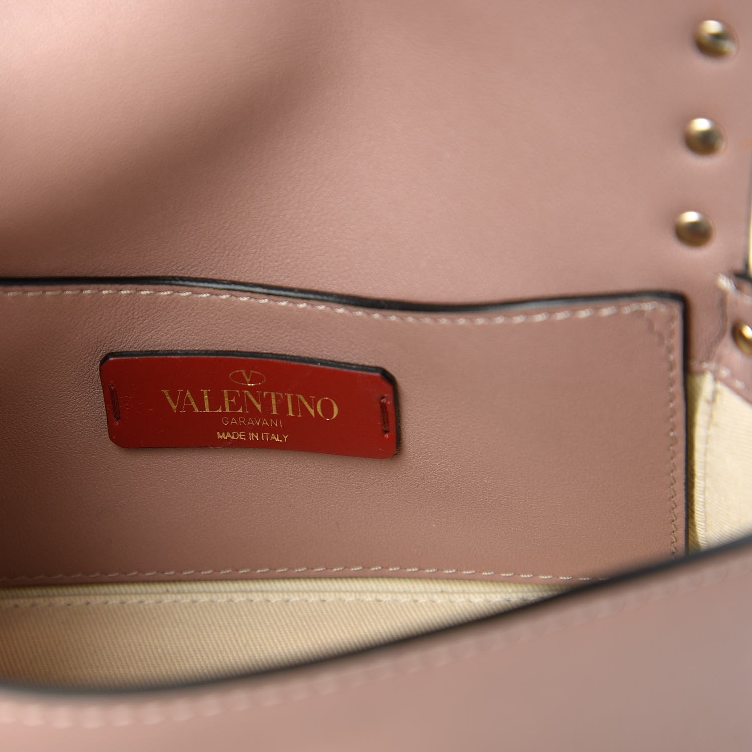 Valentino Garavani Calfskin Mini Rockstud Crossbody Bag Poudre 8 of 11