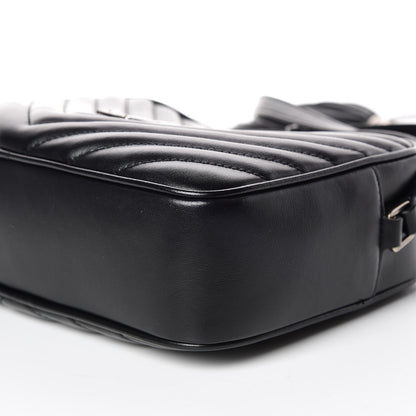 Saint Laurent Calfskin Matelasse Monogram Lou Camera Bag Black 6 of 10