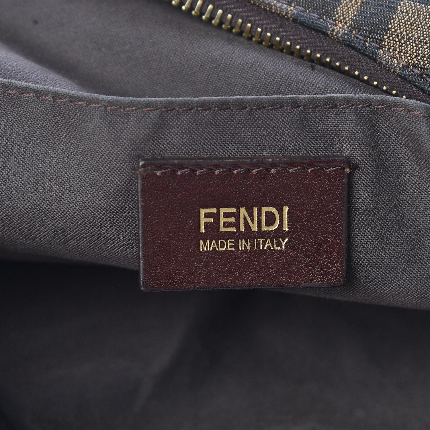 Fendi Zucca Patent Mia Hobo Tobacco 6 of 15