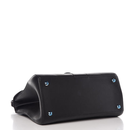 Delvaux Grained Calfskin MM Brillant Satchel Black 5 of 11
