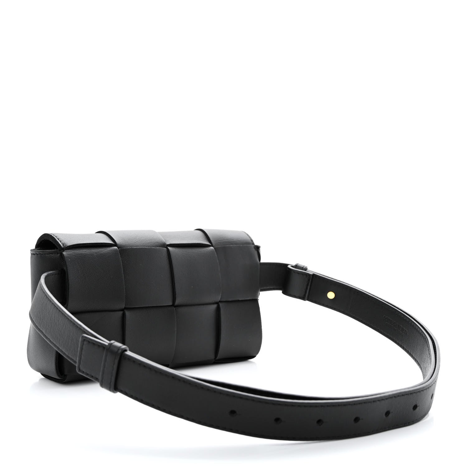 Bottega Veneta Nappa Maxi Intreccio The Belt Cassette Bag Black 3 of 11