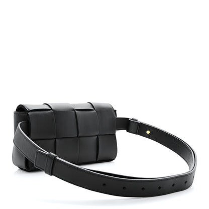 Bottega Veneta Nappa Maxi Intreccio The Belt Cassette Bag Black 3 of 11