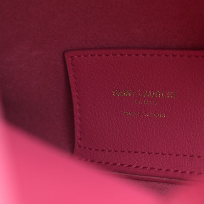 Saint Laurent Calfskin Toy Shopping Tote Fuchsia 6 of 10