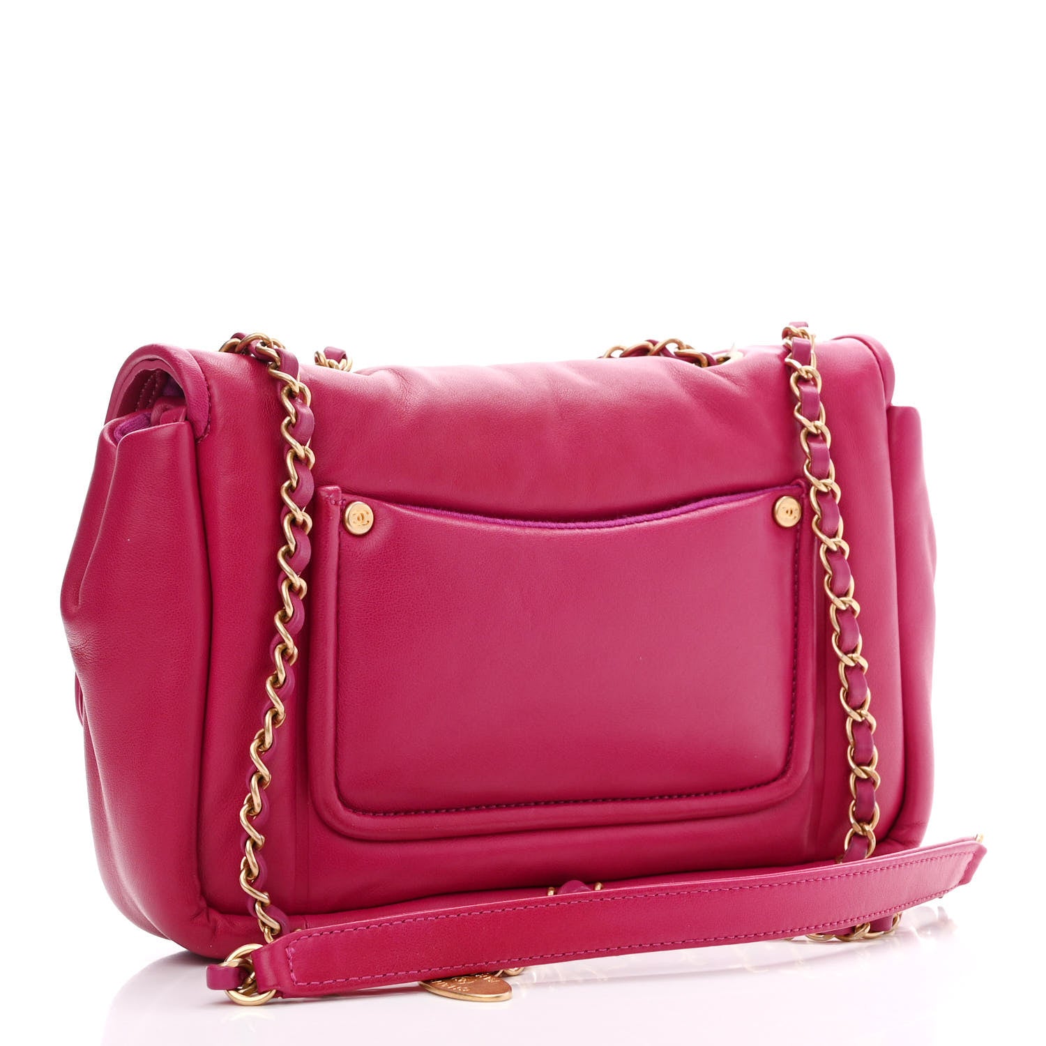 Chanel Lambskin Medium Simply Flap Pink 3 of 10