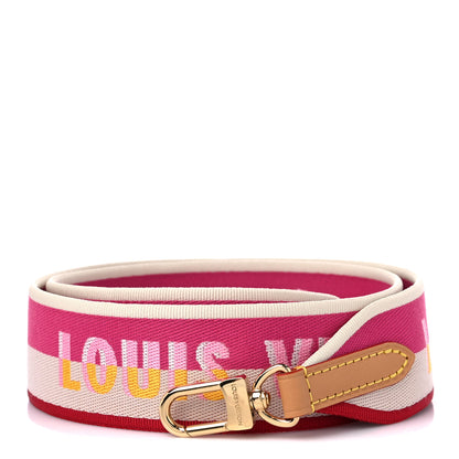Louis Vuitton Jacquard Speedy Bandouliere 20 Shoulder Strap Fuchsia 1 of 3