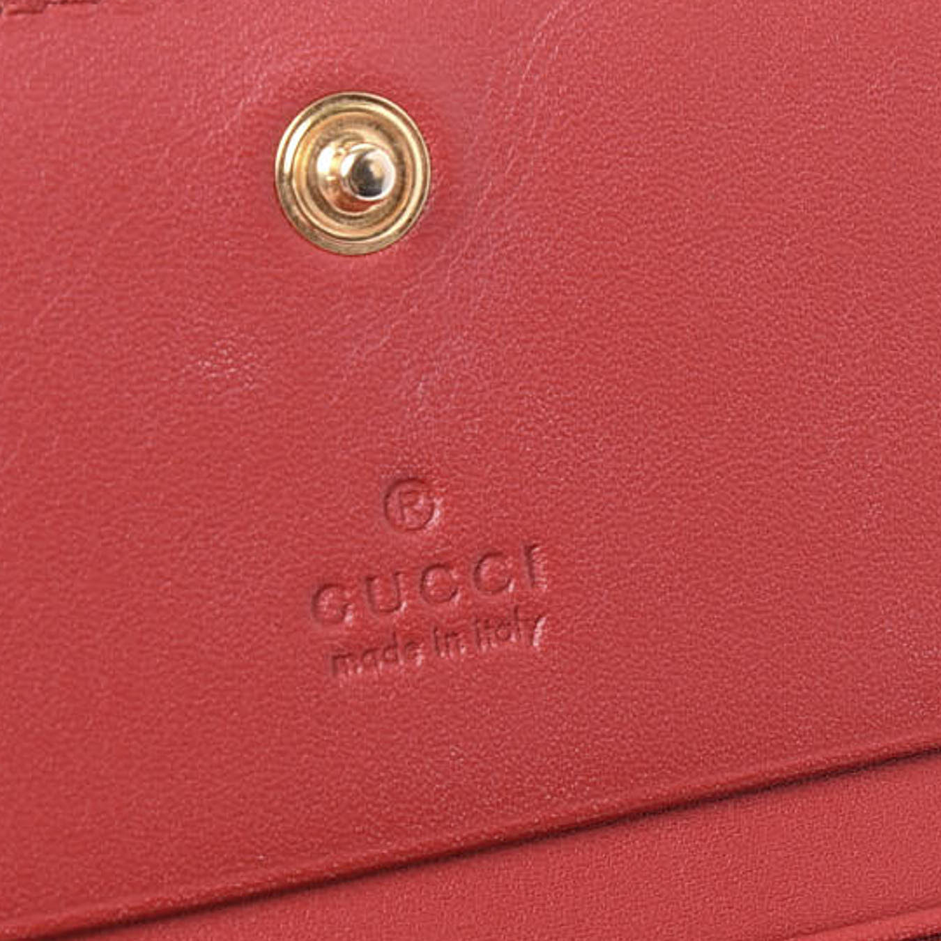 Gucci Soft GG Supreme Monogram Rainbow Embroidered Card Case Wallet 5 of 9