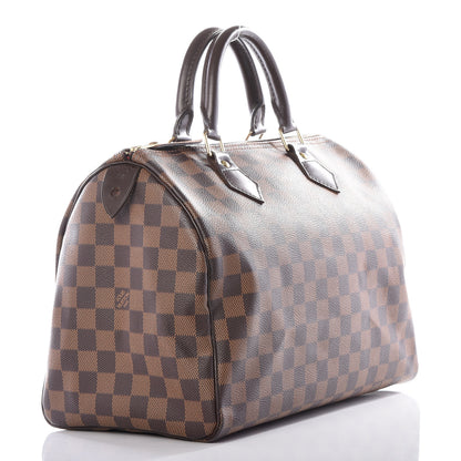 Louis Vuitton Damier Ebene Speedy 30 2 of 11