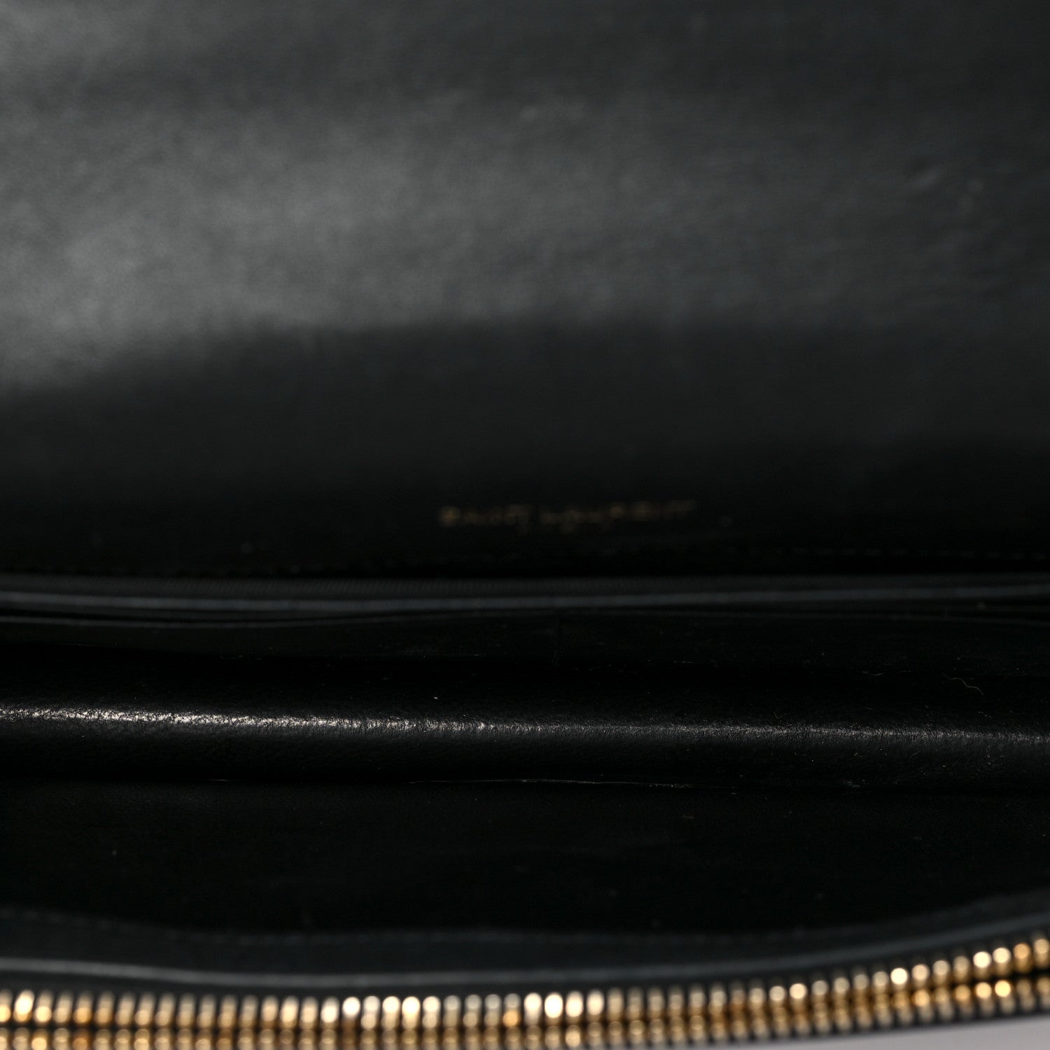 Saint Laurent Smooth Calfskin Classic Monogram Kate Tassel Chain Wallet Black 4 of 9