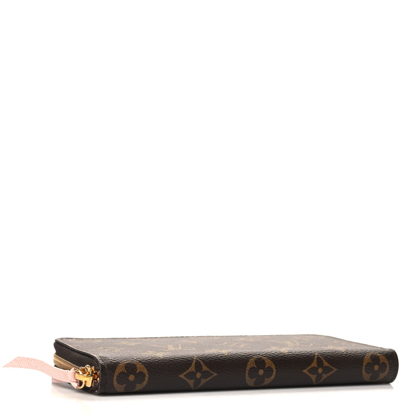 Monogram Clemence Wallet Rose Ballerine