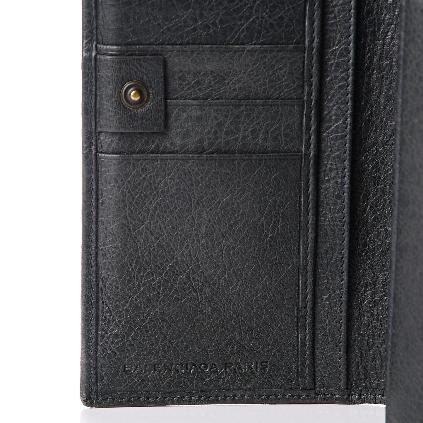 Agneau Classic Hardware Money Wallet Anthracite