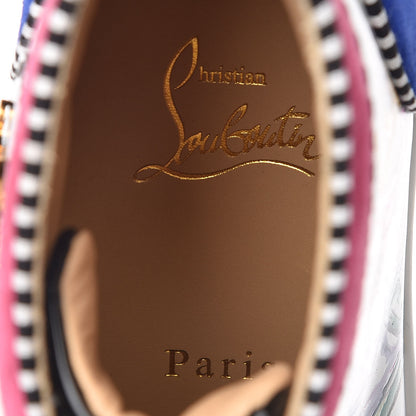 Christian Louboutin Calfskin Womens In Love Rantus Orlato Sneakers 35 White Multicolor 6 of 15