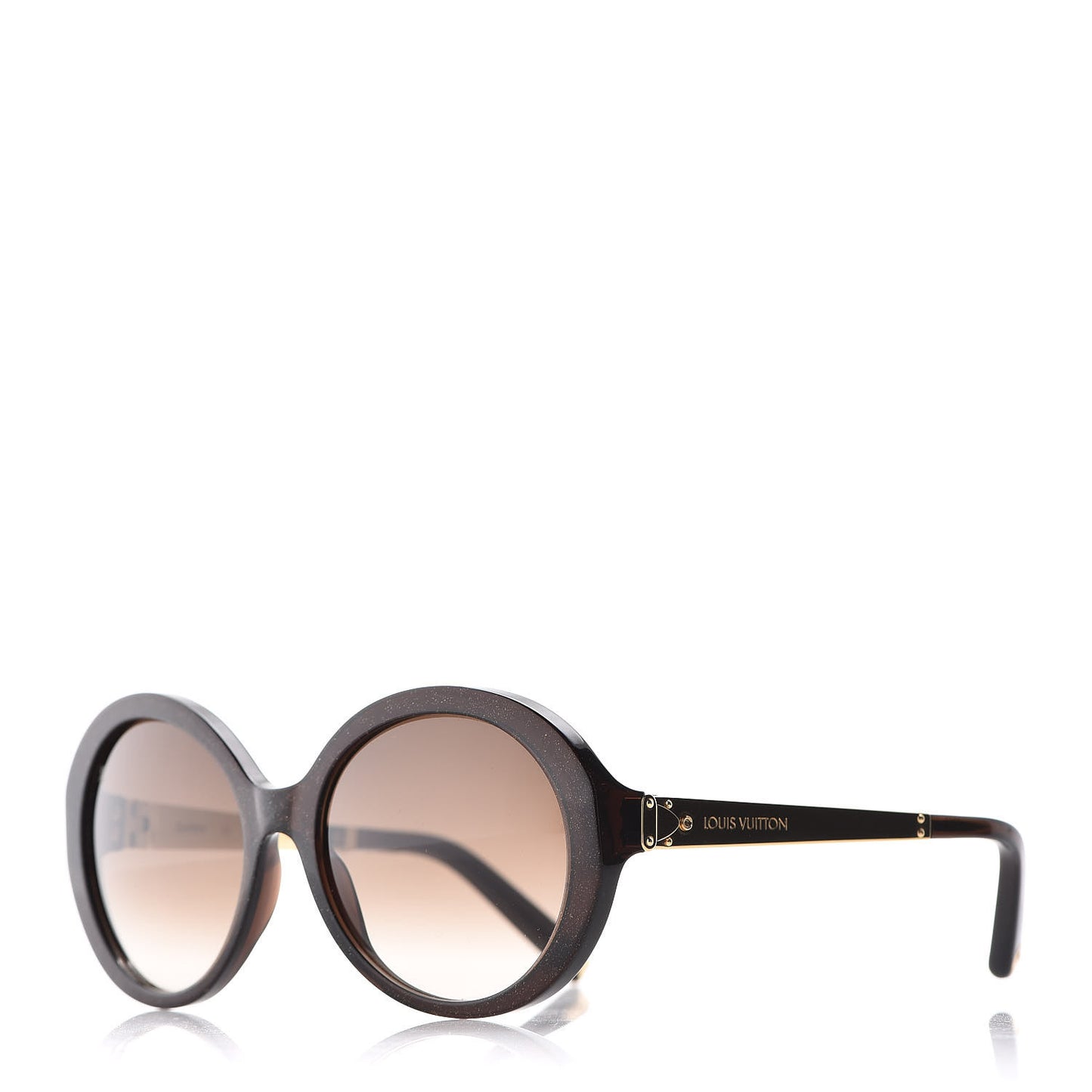 Petit Soupcon Rond Sunglasses Z0490W Brown Glitter