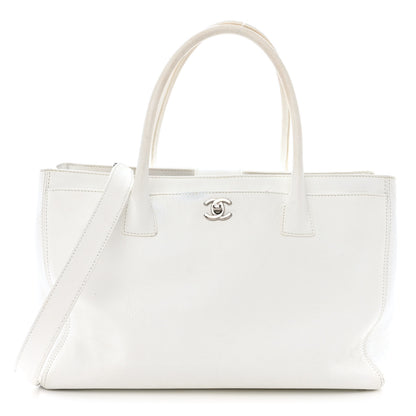 Chanel Calfskin Cerf Executive Shopper Tote White 1 of 23