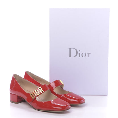 Christian Dior Patent Baby-D Ballet Pumps 36 Deep Red 11 of 11