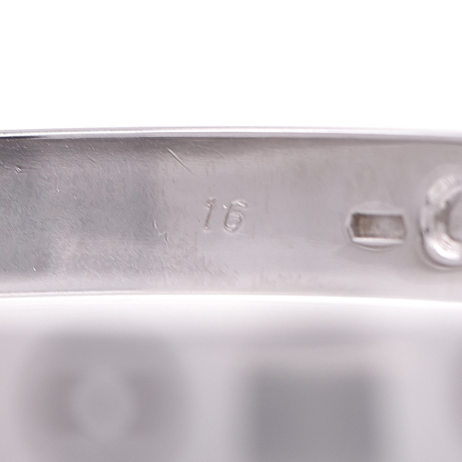 Cartier 18K White Gold LOVE Bracelet 16 7 of 7