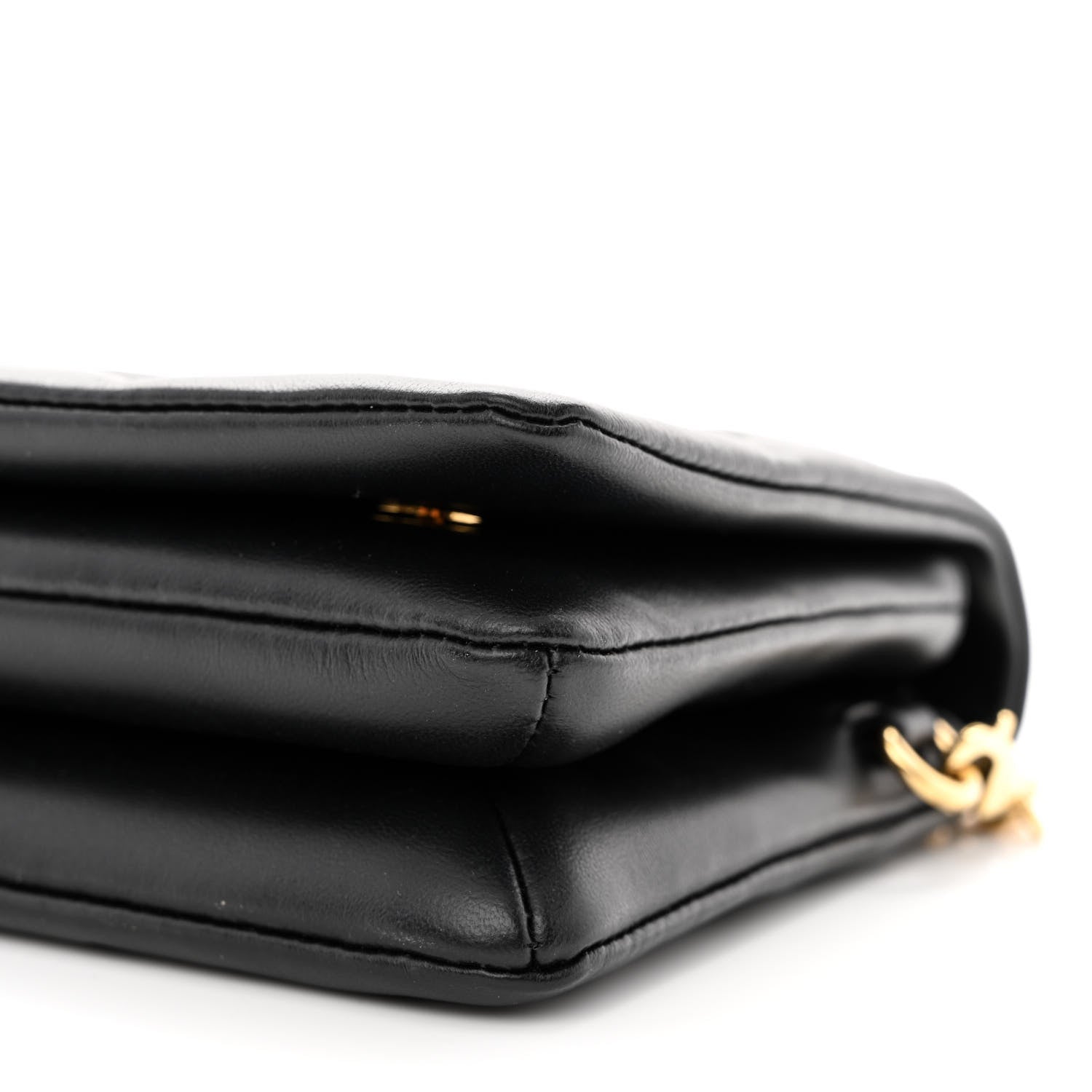 Louis Vuitton Lambskin Embossed Monogram Pochette Coussin Black 10 of 10