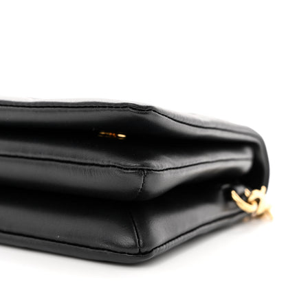 Louis Vuitton Lambskin Embossed Monogram Pochette Coussin Black 10 of 10