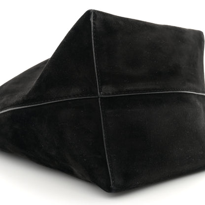 The Row Suede Calfskin Medium N/S Park Tote Black 9 of 12