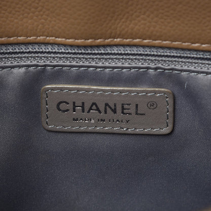 Chanel Caviar Grand Shopping Tote GST Khaki 7 of 10