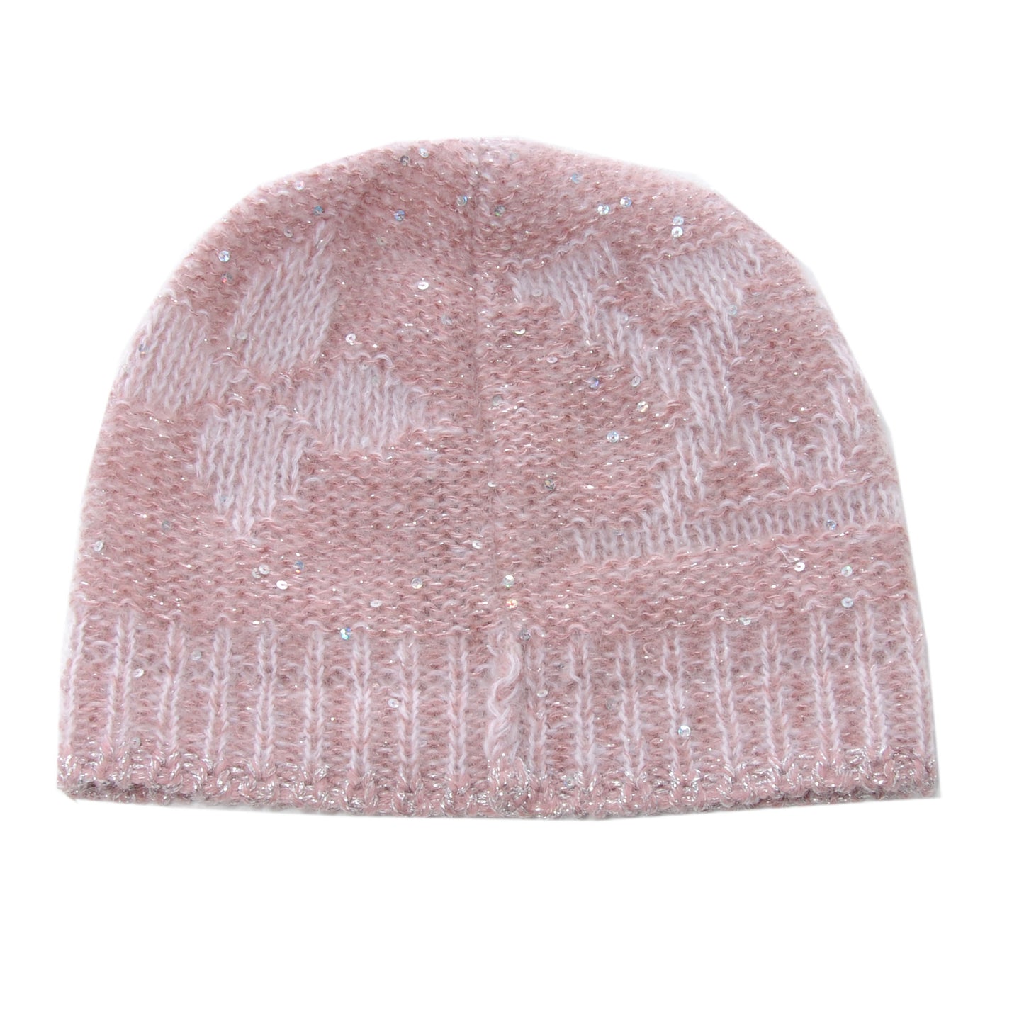 Monogram Glitter Sunset Beanie Hat Aurore