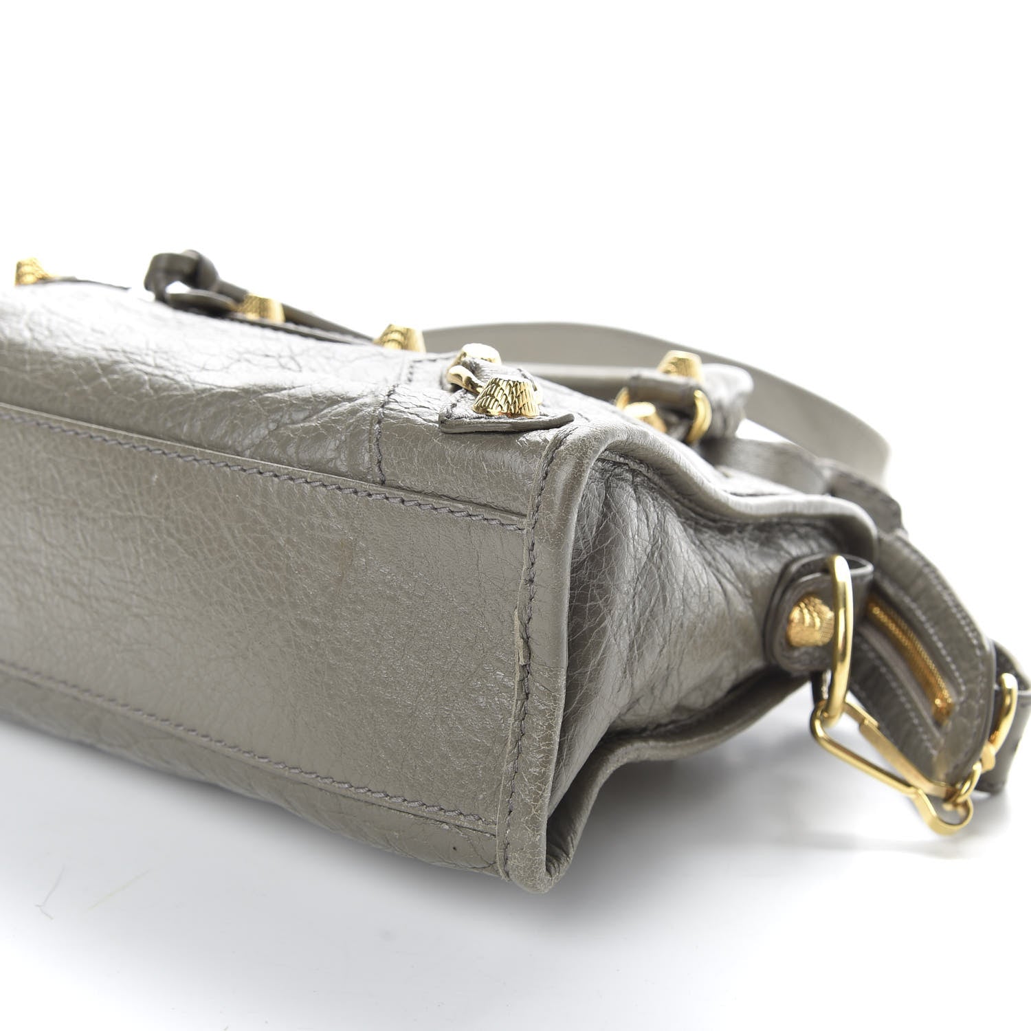 Balenciaga Agneau Giant 12 Gold Hardware Mini City Beige Liege 8 of 11