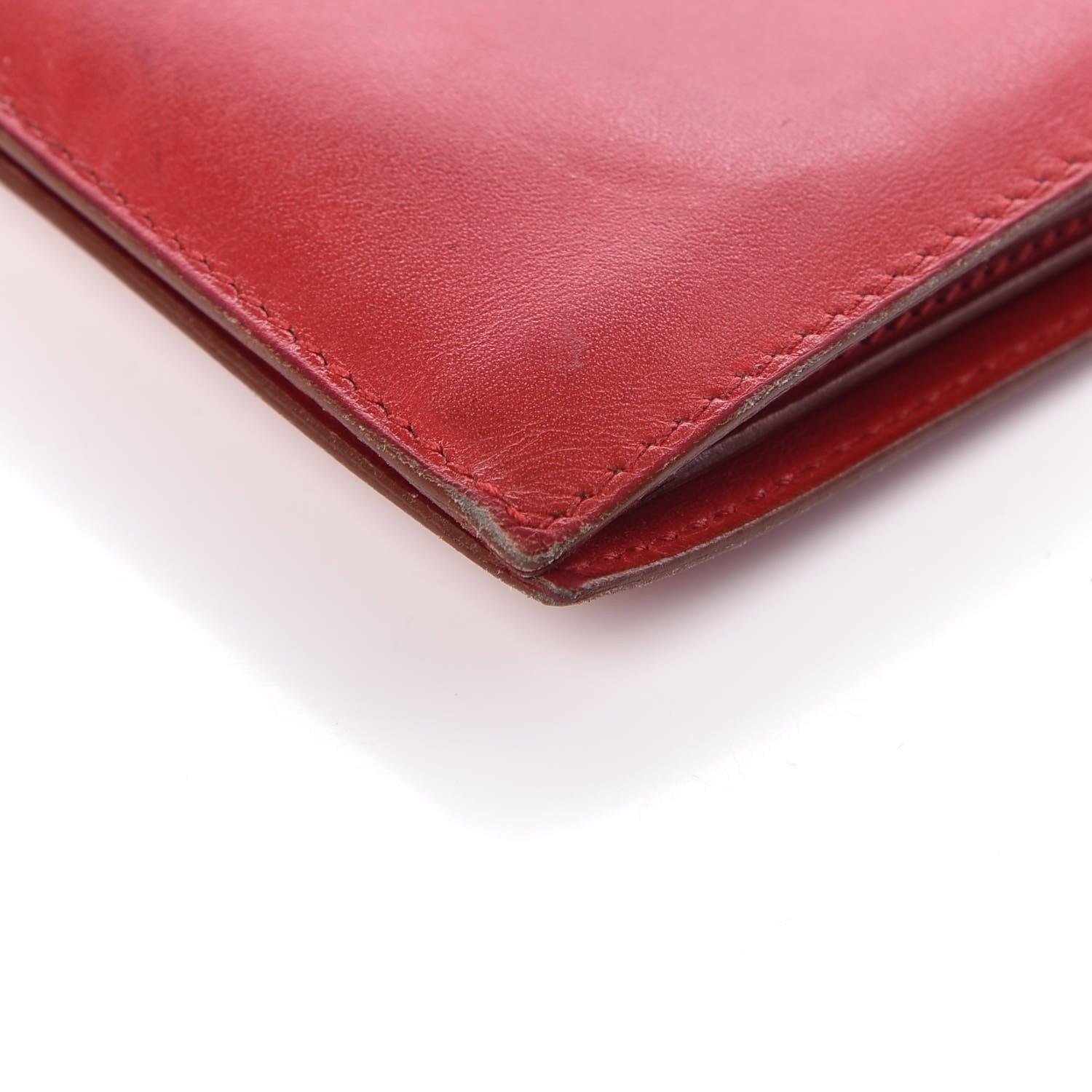 Hermes Box Cadena Wallet Rouge Vif 24 of 29
