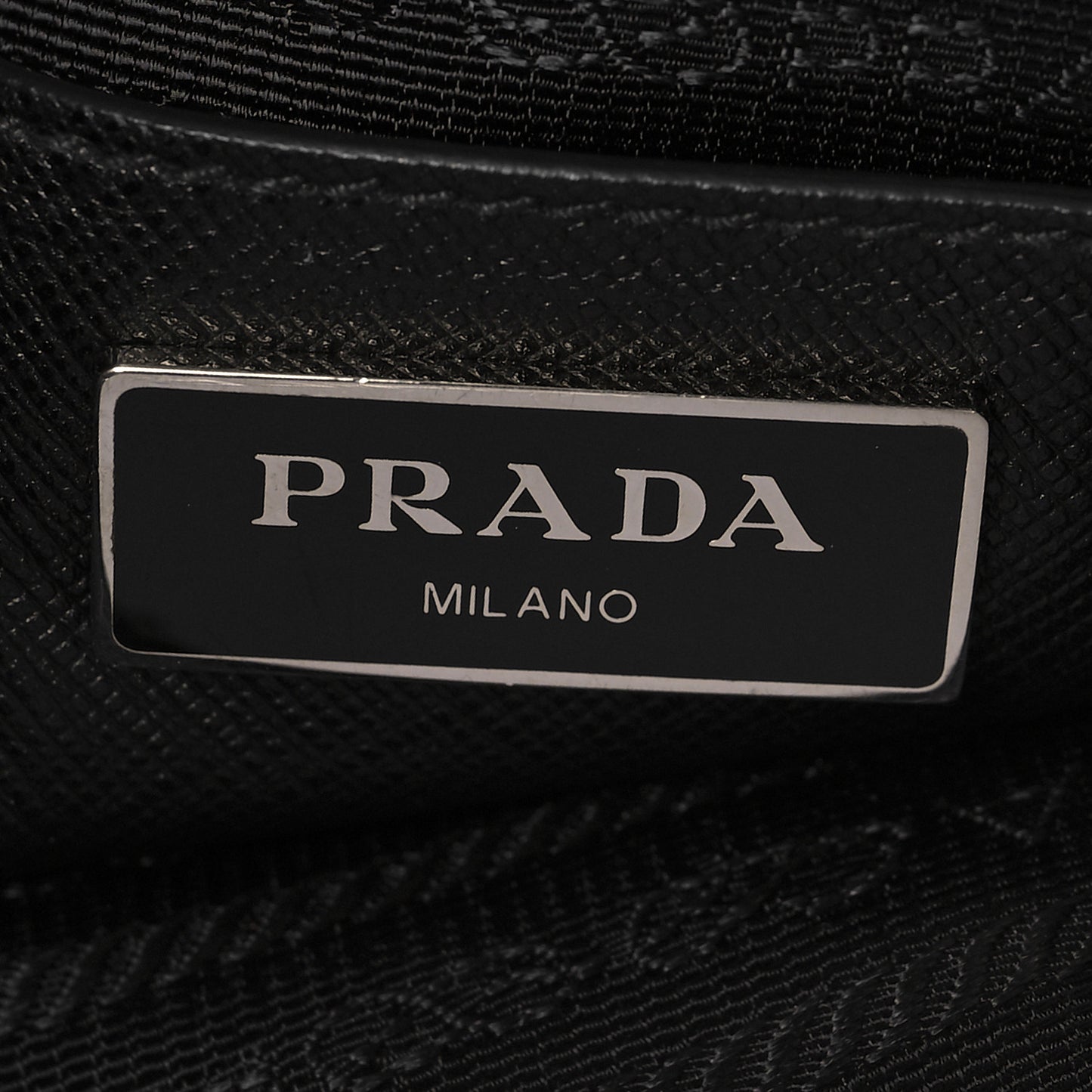 Saffiano Lux Cuir Tote Black